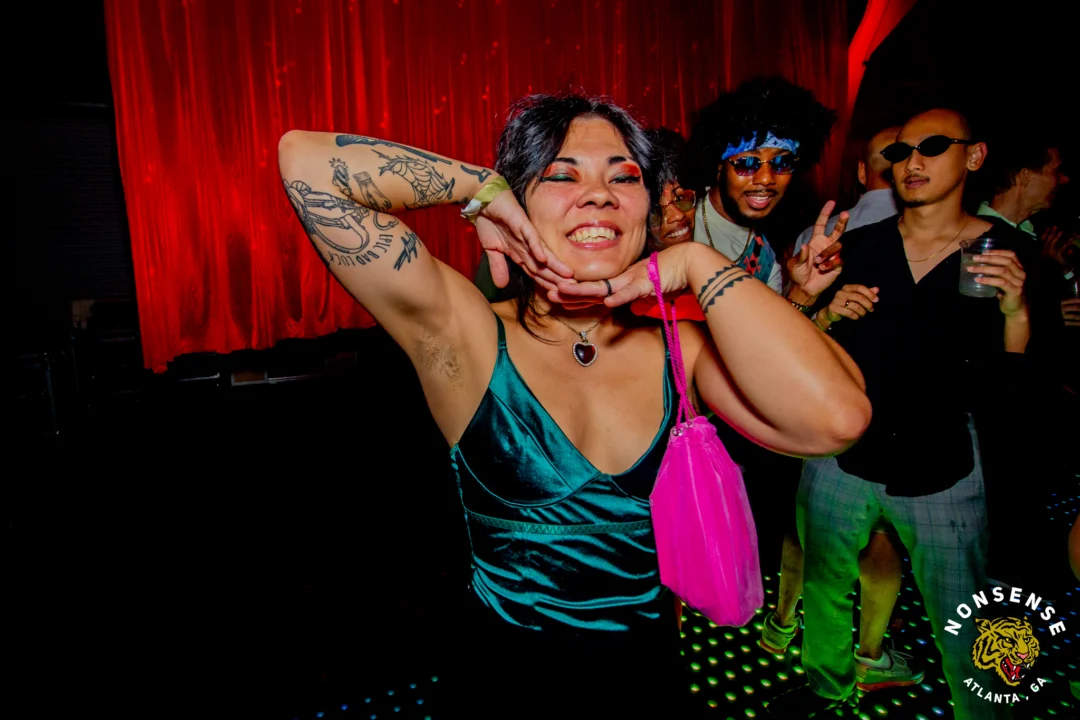 Atlanta Disco Society XVIII. Saturday September 12, 2026 at The Garden Club. Kimber was the DJ. Y'all, that dance floor. The disco skaters. The disco vibes we immaculate. Atlanta is a disco city. Photo: @hellacurious