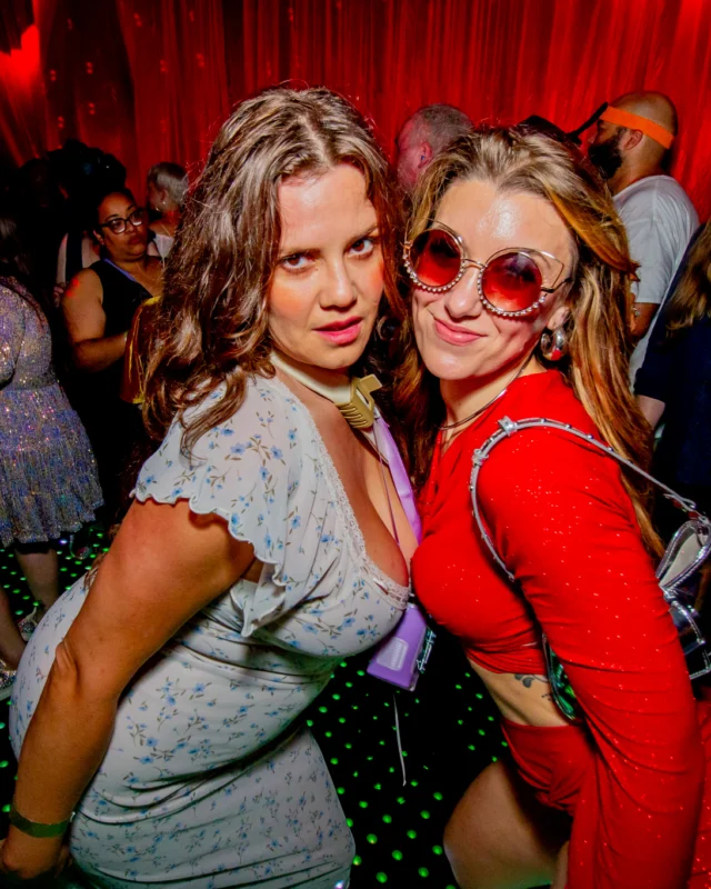Atlanta Disco Society XVIII. Saturday September 12, 2026 at The Garden Club. Kimber was the DJ. Y'all, that dance floor. The disco skaters. The disco vibes we immaculate. Atlanta is a disco city. Photo: @hellacurious