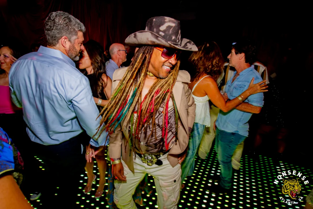 Atlanta Disco Society XVIII. Saturday September 12, 2026 at The Garden Club. Kimber was the DJ. Y'all, that dance floor. The disco skaters. The disco vibes we immaculate. Atlanta is a disco city. Photo: @hellacurious