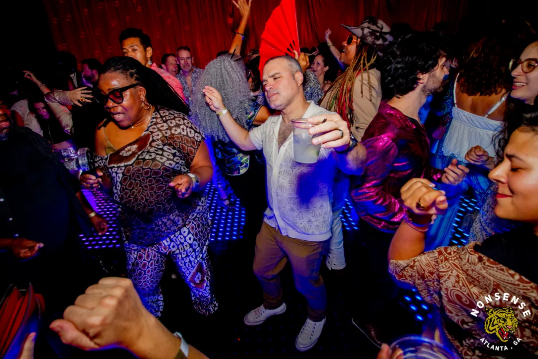 Atlanta Disco Society XVIII. Saturday September 12, 2026 at The Garden Club. Kimber was the DJ. Y'all, that dance floor. The disco skaters. The disco vibes we immaculate. Atlanta is a disco city. Photo: @hellacurious