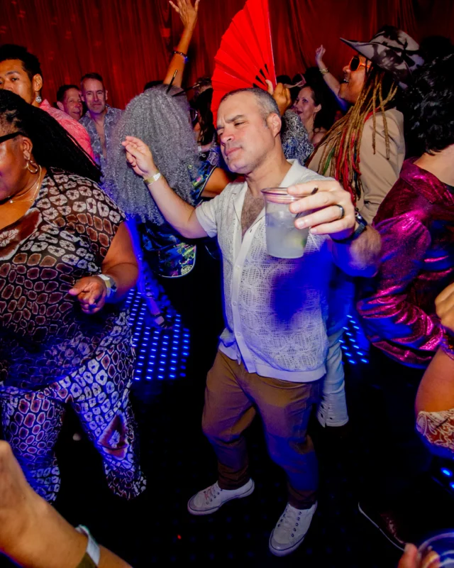 Atlanta Disco Society XVIII. Saturday September 12, 2026 at The Garden Club. Kimber was the DJ. Y'all, that dance floor. The disco skaters. The disco vibes we immaculate. Atlanta is a disco city. Photo: @hellacurious