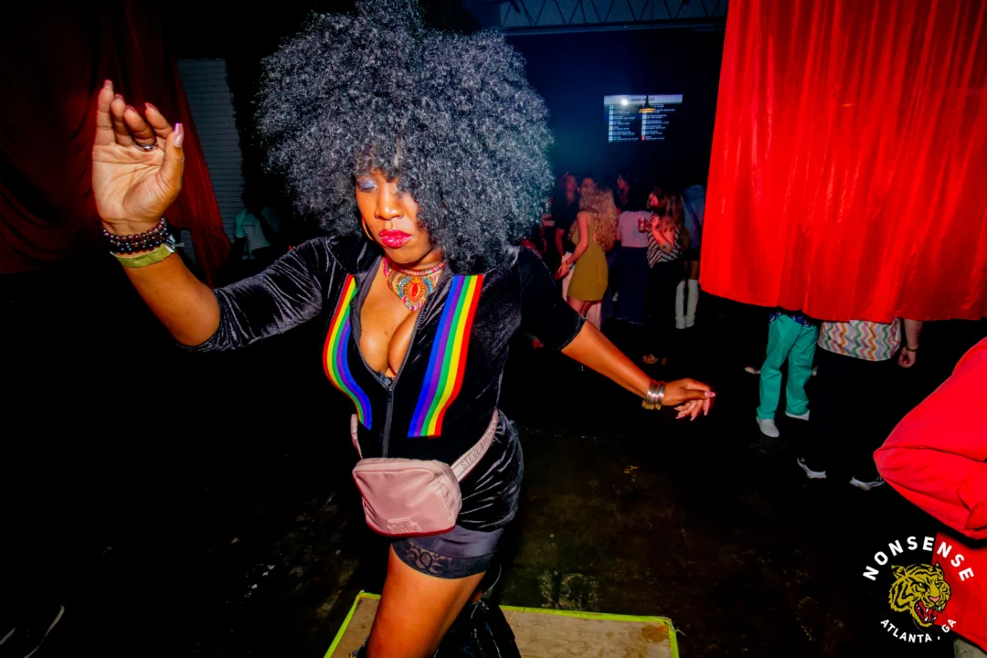 Atlanta Disco Society XVIII. Saturday September 12, 2026 at The Garden Club. Kimber was the DJ. Y'all, that dance floor. The disco skaters. The disco vibes we immaculate. Atlanta is a disco city. Photo: @hellacurious