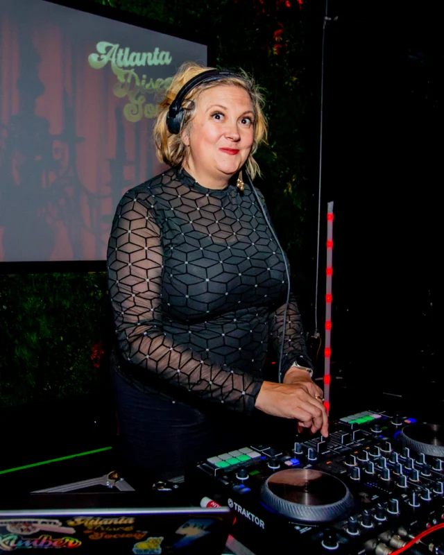Atlanta Disco Society XVIII. Saturday September 12, 2026 at The Garden Club. Kimber was the DJ. Y'all, that dance floor. The disco skaters. The disco vibes we immaculate. Atlanta is a disco city. Photo: @hellacurious