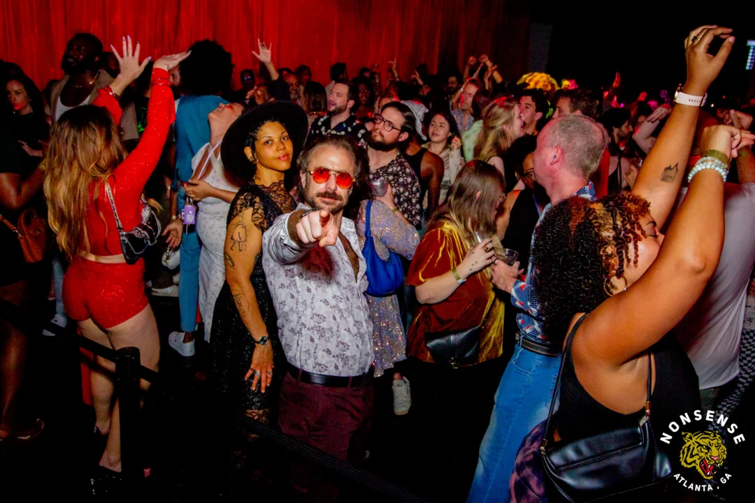 Atlanta Disco Society XVIII. Saturday September 12, 2026 at The Garden Club. Kimber was the DJ. Y'all, that dance floor. The disco skaters. The disco vibes we immaculate. Atlanta is a disco city. Photo: @hellacurious