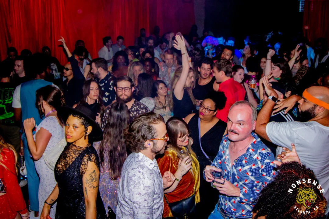 Atlanta Disco Society XVIII. Saturday September 12, 2026 at The Garden Club. Kimber was the DJ. Y'all, that dance floor. The disco skaters. The disco vibes we immaculate. Atlanta is a disco city. Photo: @hellacurious