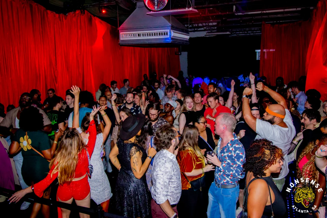 Atlanta Disco Society XVIII. Saturday September 12, 2026 at The Garden Club. Kimber was the DJ. Y'all, that dance floor. The disco skaters. The disco vibes we immaculate. Atlanta is a disco city. Photo: @hellacurious
