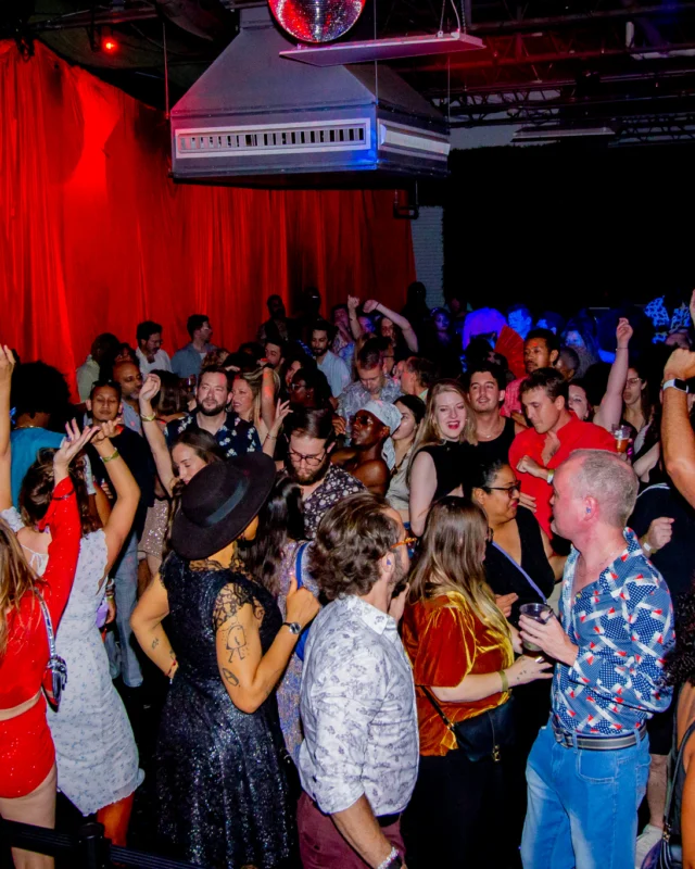 Atlanta Disco Society XVIII. Saturday September 12, 2026 at The Garden Club. Kimber was the DJ. Y'all, that dance floor. The disco skaters. The disco vibes we immaculate. Atlanta is a disco city. Photo: @hellacurious