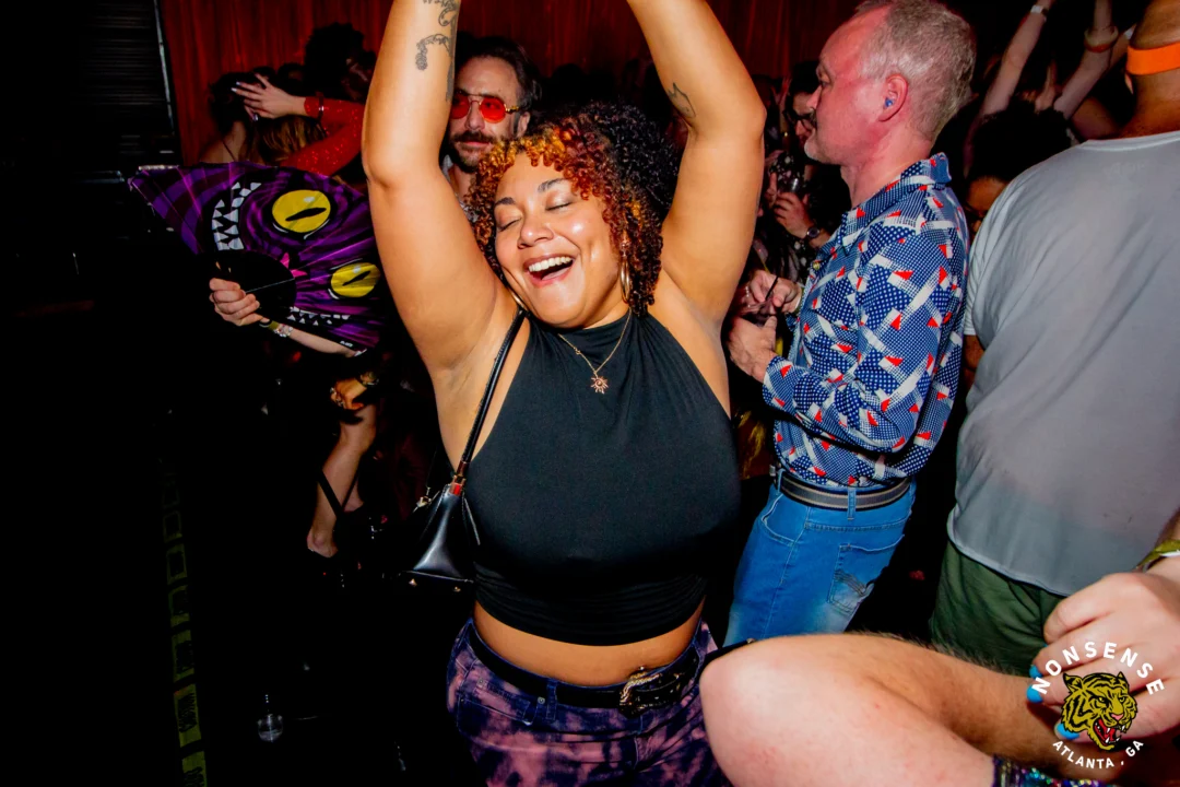 Atlanta Disco Society XVIII. Saturday September 12, 2026 at The Garden Club. Kimber was the DJ. Y'all, that dance floor. The disco skaters. The disco vibes we immaculate. Atlanta is a disco city. Photo: @hellacurious