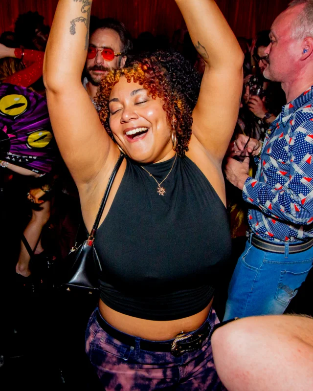 Atlanta Disco Society XVIII. Saturday September 12, 2026 at The Garden Club. Kimber was the DJ. Y'all, that dance floor. The disco skaters. The disco vibes we immaculate. Atlanta is a disco city. Photo: @hellacurious