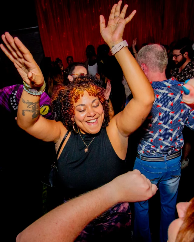 Atlanta Disco Society XVIII. Saturday September 12, 2026 at The Garden Club. Kimber was the DJ. Y'all, that dance floor. The disco skaters. The disco vibes we immaculate. Atlanta is a disco city. Photo: @hellacurious