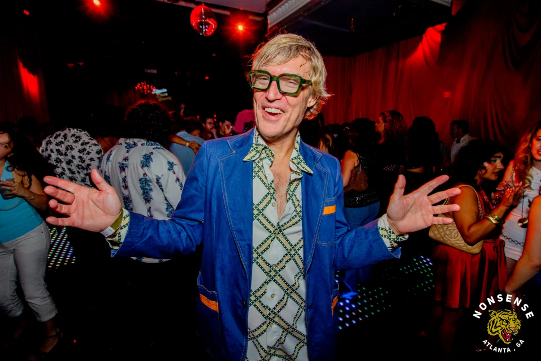 Atlanta Disco Society XVIII. Saturday September 12, 2026 at The Garden Club. Kimber was the DJ. Y'all, that dance floor. The disco skaters. The disco vibes we immaculate. Atlanta is a disco city. Photo: @hellacurious