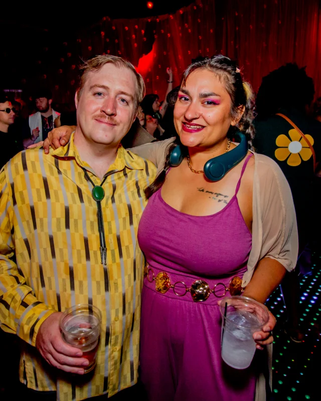Atlanta Disco Society XVIII. Saturday September 12, 2026 at The Garden Club. Kimber was the DJ. Y'all, that dance floor. The disco skaters. The disco vibes we immaculate. Atlanta is a disco city. Photo: @hellacurious