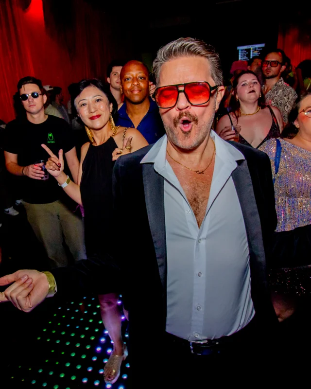 Atlanta Disco Society XVIII. Saturday September 12, 2026 at The Garden Club. Kimber was the DJ. Y'all, that dance floor. The disco skaters. The disco vibes we immaculate. Atlanta is a disco city. Photo: @hellacurious