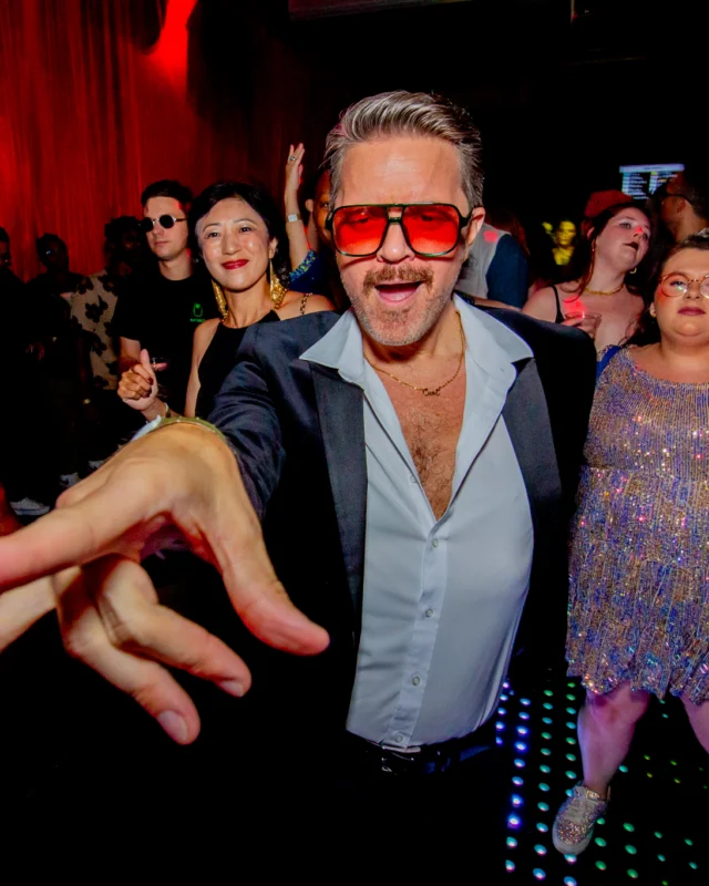 Atlanta Disco Society XVIII. Saturday September 12, 2026 at The Garden Club. Kimber was the DJ. Y'all, that dance floor. The disco skaters. The disco vibes we immaculate. Atlanta is a disco city. Photo: @hellacurious