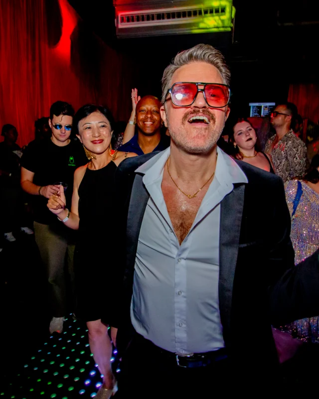 Atlanta Disco Society XVIII. Saturday September 12, 2026 at The Garden Club. Kimber was the DJ. Y'all, that dance floor. The disco skaters. The disco vibes we immaculate. Atlanta is a disco city. Photo: @hellacurious