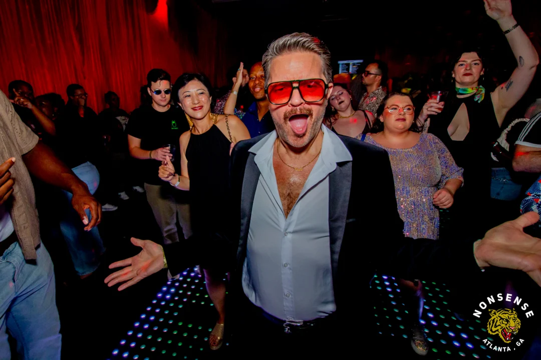 Atlanta Disco Society XVIII. Saturday September 12, 2026 at The Garden Club. Kimber was the DJ. Y'all, that dance floor. The disco skaters. The disco vibes we immaculate. Atlanta is a disco city. Photo: @hellacurious
