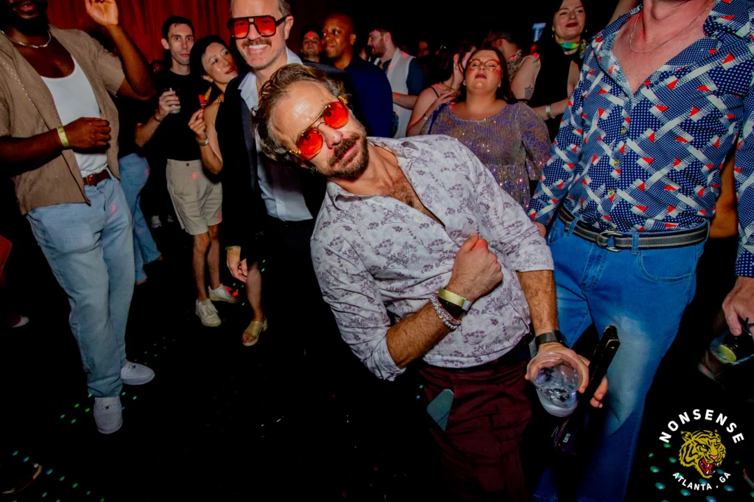 Atlanta Disco Society XVIII. Saturday September 12, 2026 at The Garden Club. Kimber was the DJ. Y'all, that dance floor. The disco skaters. The disco vibes we immaculate. Atlanta is a disco city. Photo: @hellacurious