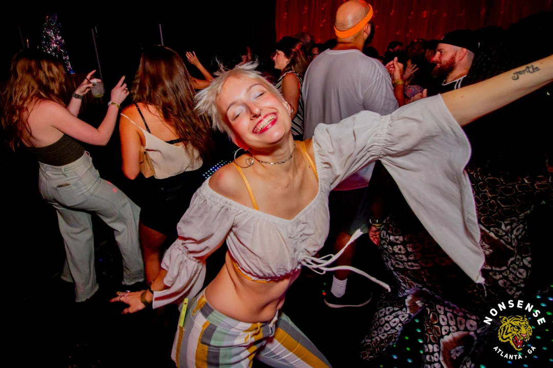 Atlanta Disco Society XVIII. Saturday September 12, 2026 at The Garden Club. Kimber was the DJ. Y'all, that dance floor. The disco skaters. The disco vibes we immaculate. Atlanta is a disco city. Photo: @hellacurious