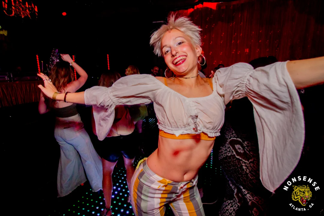 Atlanta Disco Society XVIII. Saturday September 12, 2026 at The Garden Club. Kimber was the DJ. Y'all, that dance floor. The disco skaters. The disco vibes we immaculate. Atlanta is a disco city. Photo: @hellacurious