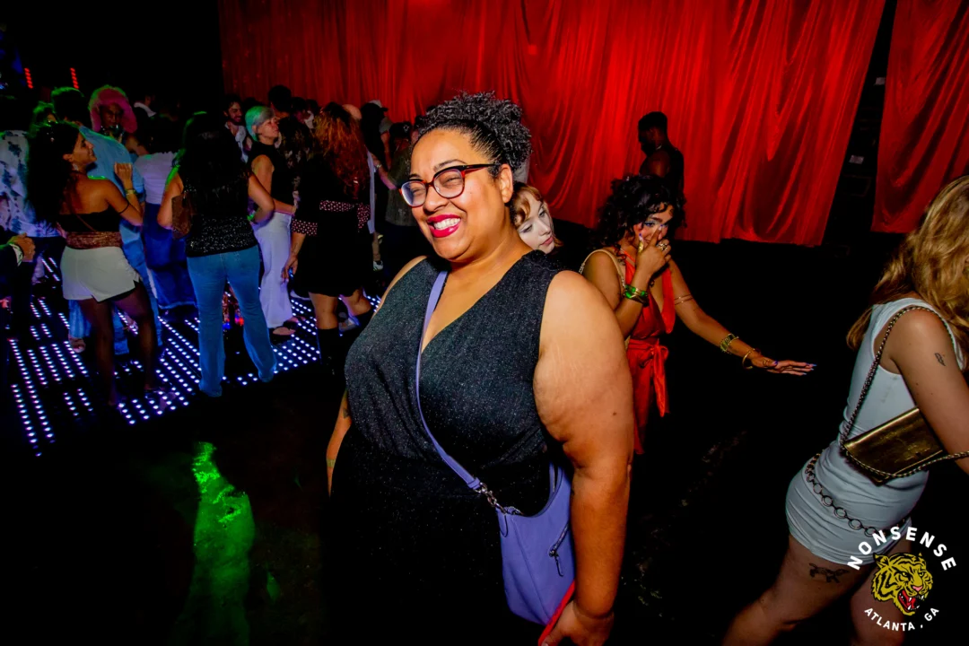 Atlanta Disco Society XVIII. Saturday September 12, 2026 at The Garden Club. Kimber was the DJ. Y'all, that dance floor. The disco skaters. The disco vibes we immaculate. Atlanta is a disco city. Photo: @hellacurious