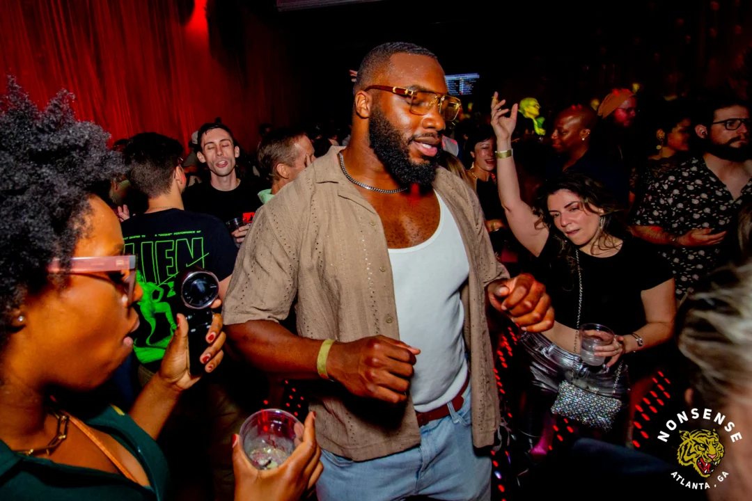 Atlanta Disco Society XVIII. Saturday September 12, 2026 at The Garden Club. Kimber was the DJ. Y'all, that dance floor. The disco skaters. The disco vibes we immaculate. Atlanta is a disco city. Photo: @hellacurious