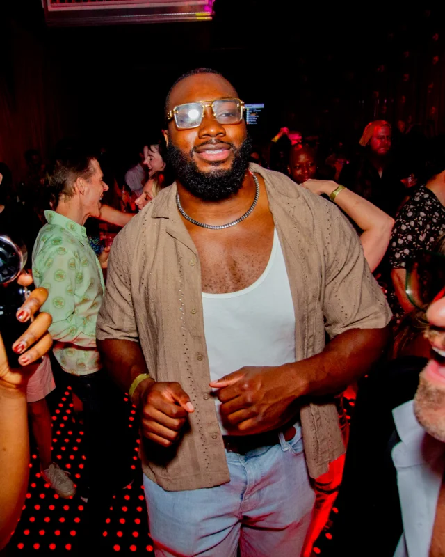Atlanta Disco Society XVIII. Saturday September 12, 2026 at The Garden Club. Kimber was the DJ. Y'all, that dance floor. The disco skaters. The disco vibes we immaculate. Atlanta is a disco city. Photo: @hellacurious