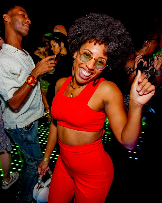 Atlanta Disco Society XVIII. Saturday September 12, 2026 at The Garden Club. Kimber was the DJ. Y'all, that dance floor. The disco skaters. The disco vibes we immaculate. Atlanta is a disco city. Photo: @hellacurious
