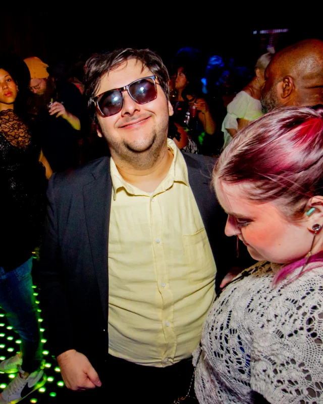 Atlanta Disco Society XVIII. Saturday September 12, 2026 at The Garden Club. Kimber was the DJ. Y'all, that dance floor. The disco skaters. The disco vibes we immaculate. Atlanta is a disco city. Photo: @hellacurious