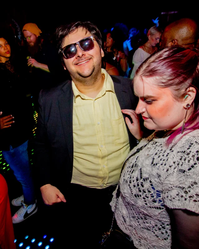 Atlanta Disco Society XVIII. Saturday September 12, 2026 at The Garden Club. Kimber was the DJ. Y'all, that dance floor. The disco skaters. The disco vibes we immaculate. Atlanta is a disco city. Photo: @hellacurious