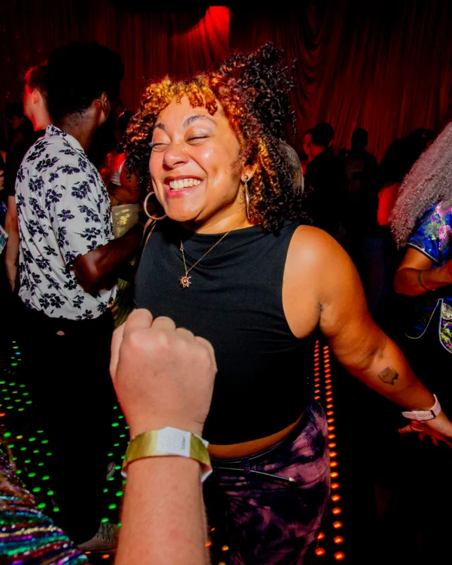 Atlanta Disco Society XVIII. Saturday September 12, 2026 at The Garden Club. Kimber was the DJ. Y'all, that dance floor. The disco skaters. The disco vibes we immaculate. Atlanta is a disco city. Photo: @hellacurious