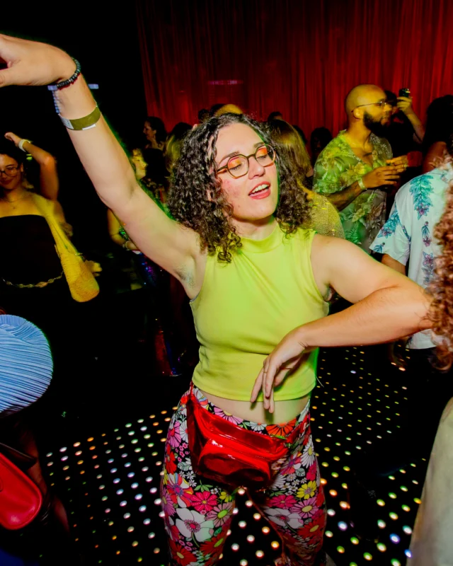 Atlanta Disco Society XVIII. Saturday September 12, 2026 at The Garden Club. Kimber was the DJ. Y'all, that dance floor. The disco skaters. The disco vibes we immaculate. Atlanta is a disco city. Photo: @hellacurious
