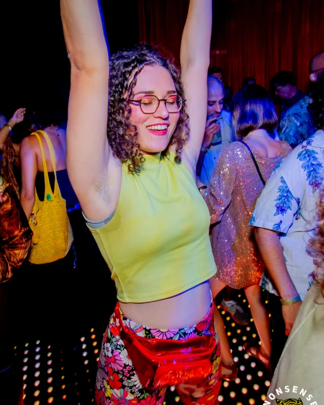 Atlanta Disco Society XVIII. Saturday September 12, 2026 at The Garden Club. Kimber was the DJ. Y'all, that dance floor. The disco skaters. The disco vibes we immaculate. Atlanta is a disco city. Photo: @hellacurious