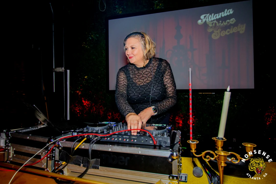 Atlanta Disco Society XVIII. Saturday September 12, 2026 at The Garden Club. Kimber was the DJ. Y'all, that dance floor. The disco skaters. The disco vibes we immaculate. Atlanta is a disco city. Photo: @hellacurious
