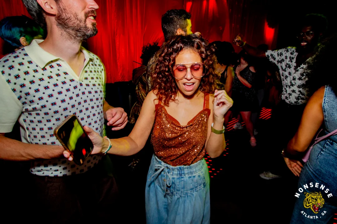 Atlanta Disco Society XVIII. Saturday September 12, 2026 at The Garden Club. Kimber was the DJ. Y'all, that dance floor. The disco skaters. The disco vibes we immaculate. Atlanta is a disco city. Photo: @hellacurious