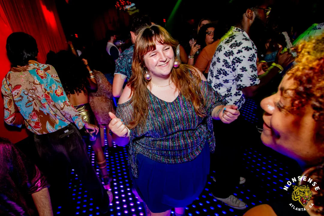 Atlanta Disco Society XVIII. Saturday September 12, 2026 at The Garden Club. Kimber was the DJ. Y'all, that dance floor. The disco skaters. The disco vibes we immaculate. Atlanta is a disco city. Photo: @hellacurious