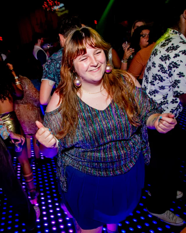 Atlanta Disco Society XVIII. Saturday September 12, 2026 at The Garden Club. Kimber was the DJ. Y'all, that dance floor. The disco skaters. The disco vibes we immaculate. Atlanta is a disco city. Photo: @hellacurious