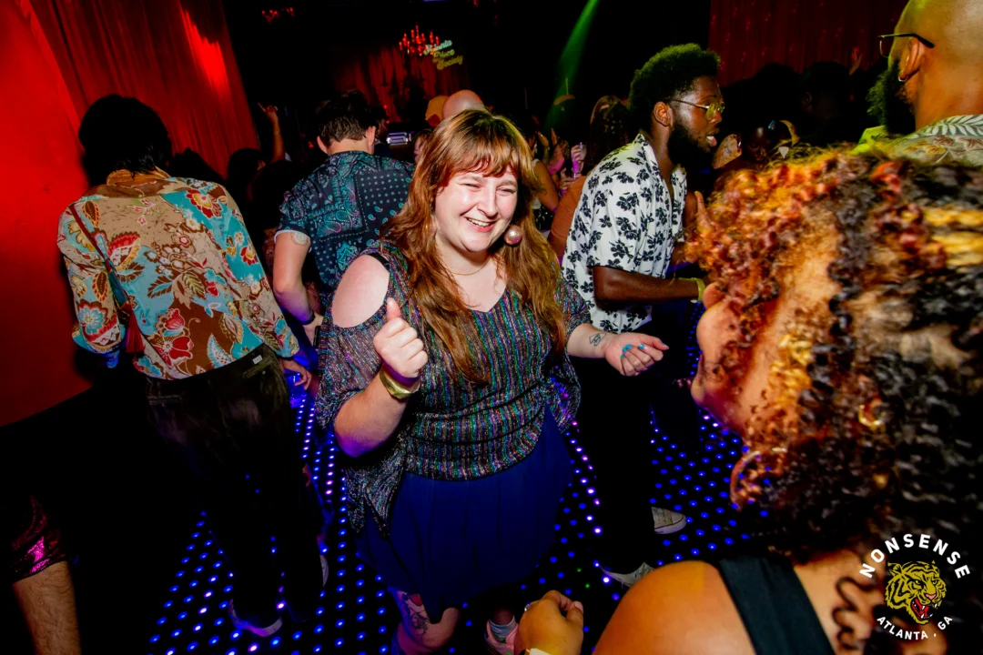 Atlanta Disco Society XVIII. Saturday September 12, 2026 at The Garden Club. Kimber was the DJ. Y'all, that dance floor. The disco skaters. The disco vibes we immaculate. Atlanta is a disco city. Photo: @hellacurious