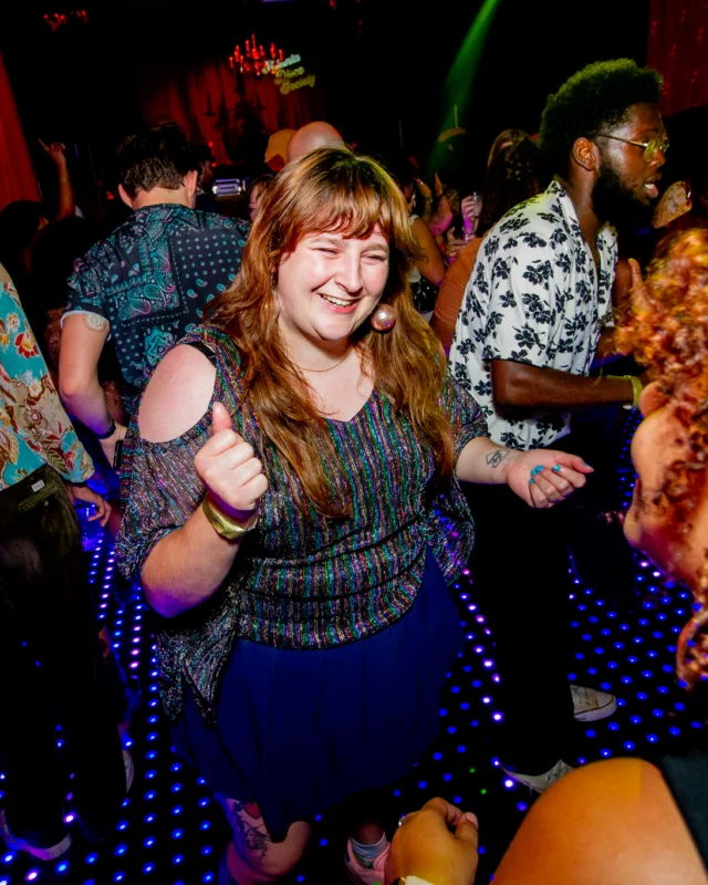 Atlanta Disco Society XVIII. Saturday September 12, 2026 at The Garden Club. Kimber was the DJ. Y'all, that dance floor. The disco skaters. The disco vibes we immaculate. Atlanta is a disco city. Photo: @hellacurious