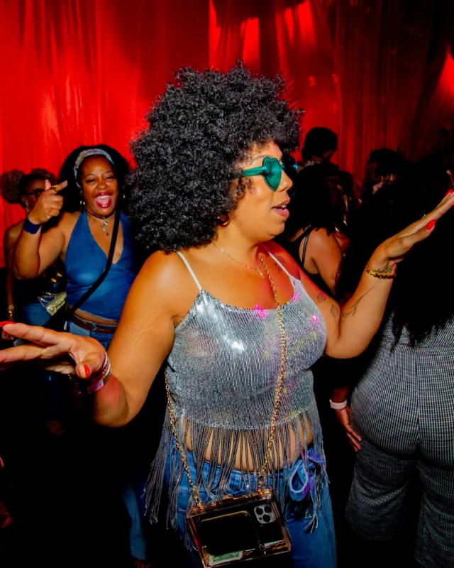 Atlanta Disco Society XVIII. Saturday September 12, 2026 at The Garden Club. Kimber was the DJ. Y'all, that dance floor. The disco skaters. The disco vibes we immaculate. Atlanta is a disco city. Photo: @hellacurious