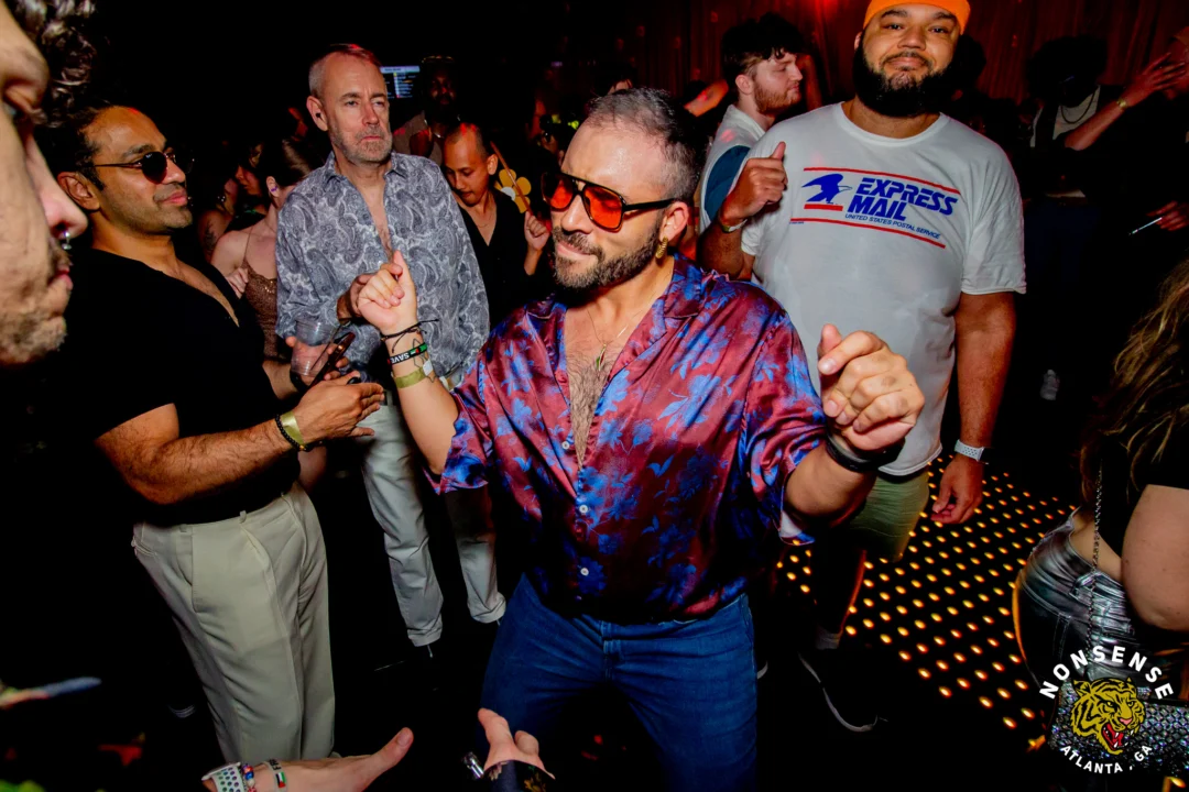 Atlanta Disco Society XVIII. Saturday September 12, 2026 at The Garden Club. Kimber was the DJ. Y'all, that dance floor. The disco skaters. The disco vibes we immaculate. Atlanta is a disco city. Photo: @hellacurious