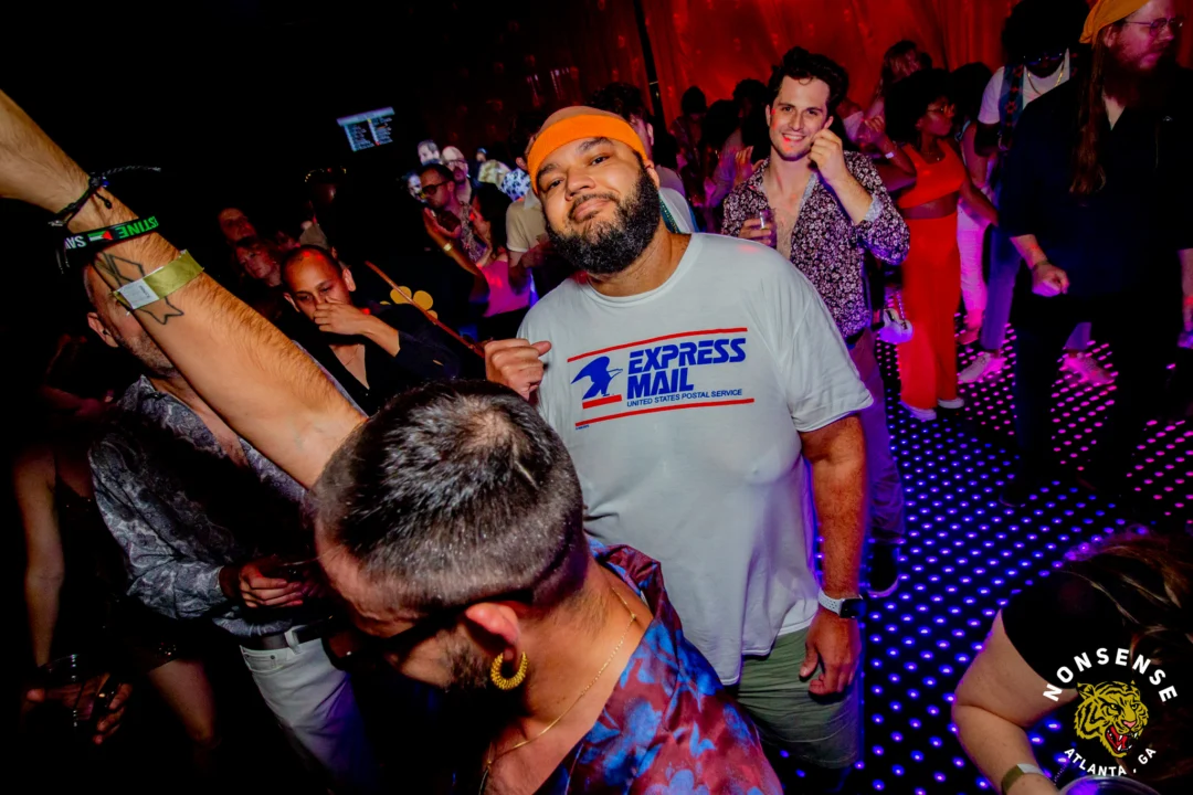 Atlanta Disco Society XVIII. Saturday September 12, 2026 at The Garden Club. Kimber was the DJ. Y'all, that dance floor. The disco skaters. The disco vibes we immaculate. Atlanta is a disco city. Photo: @hellacurious