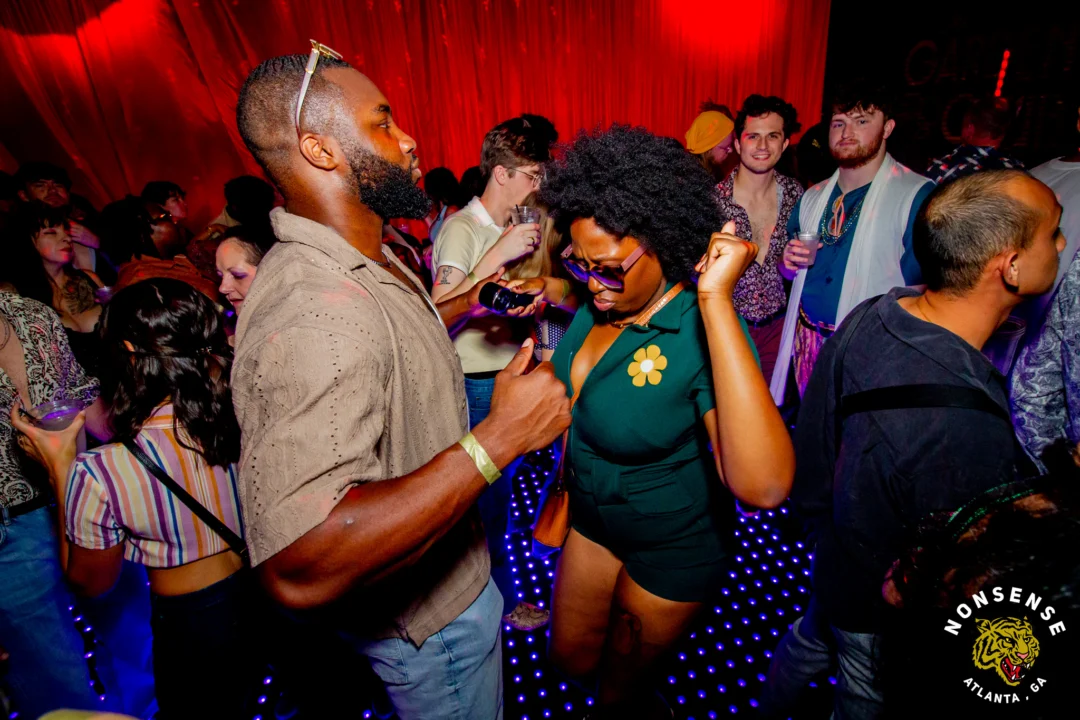 Atlanta Disco Society XVIII. Saturday September 12, 2026 at The Garden Club. Kimber was the DJ. Y'all, that dance floor. The disco skaters. The disco vibes we immaculate. Atlanta is a disco city. Photo: @hellacurious