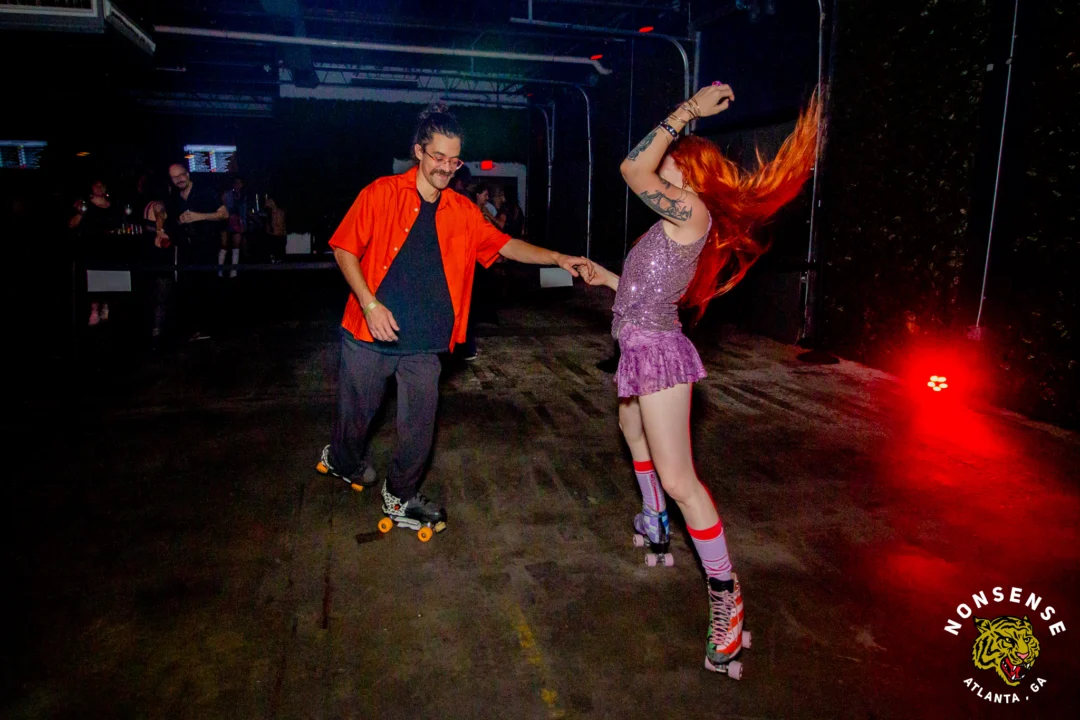Atlanta Disco Society XVIII. Saturday September 12, 2026 at The Garden Club. Kimber was the DJ. Y'all, that dance floor. The disco skaters. The disco vibes we immaculate. Atlanta is a disco city. Photo: @hellacurious