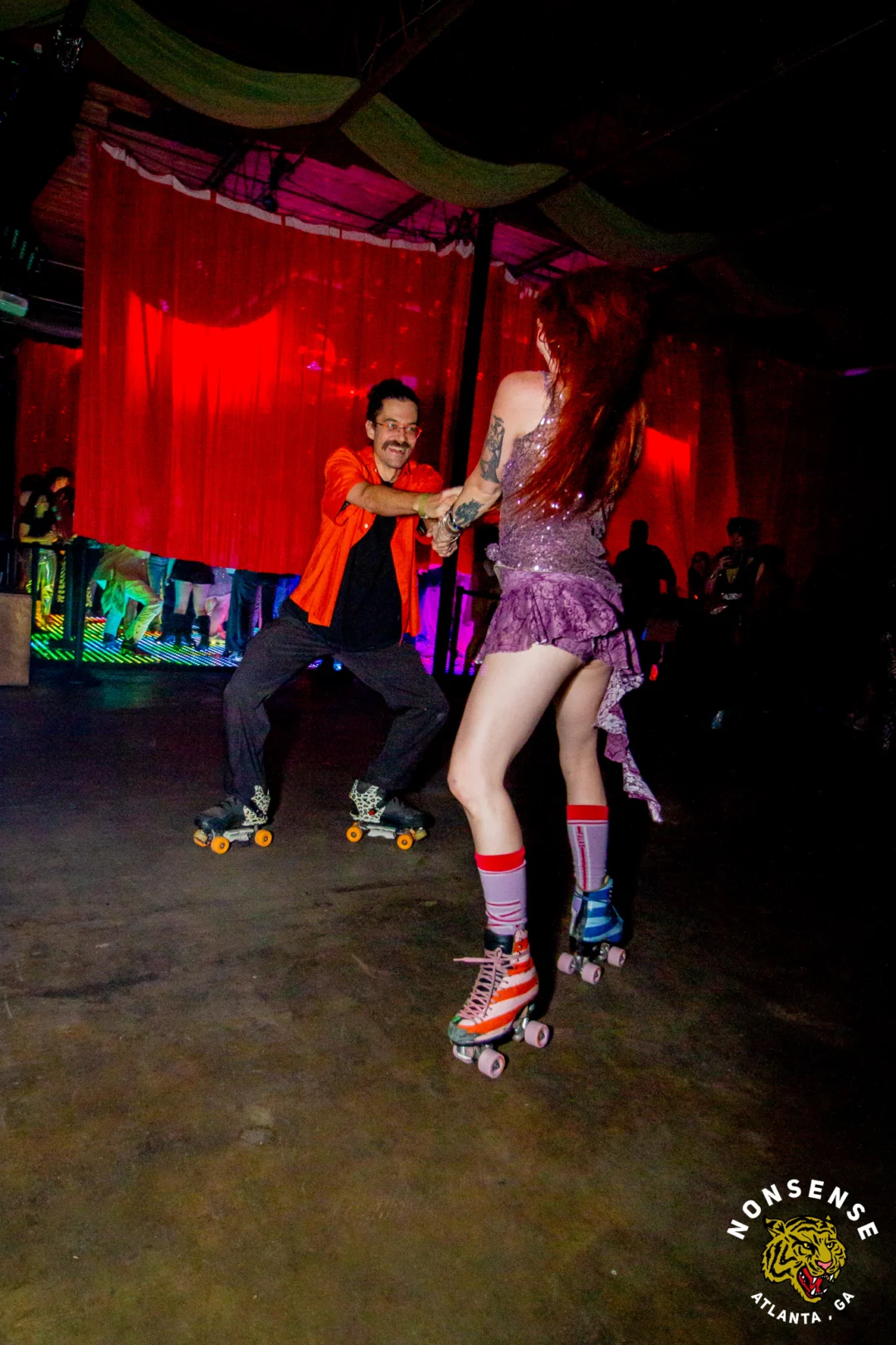 Atlanta Disco Society XVIII. Saturday September 12, 2026 at The Garden Club. Kimber was the DJ. Y'all, that dance floor. The disco skaters. The disco vibes we immaculate. Atlanta is a disco city. Photo: @hellacurious