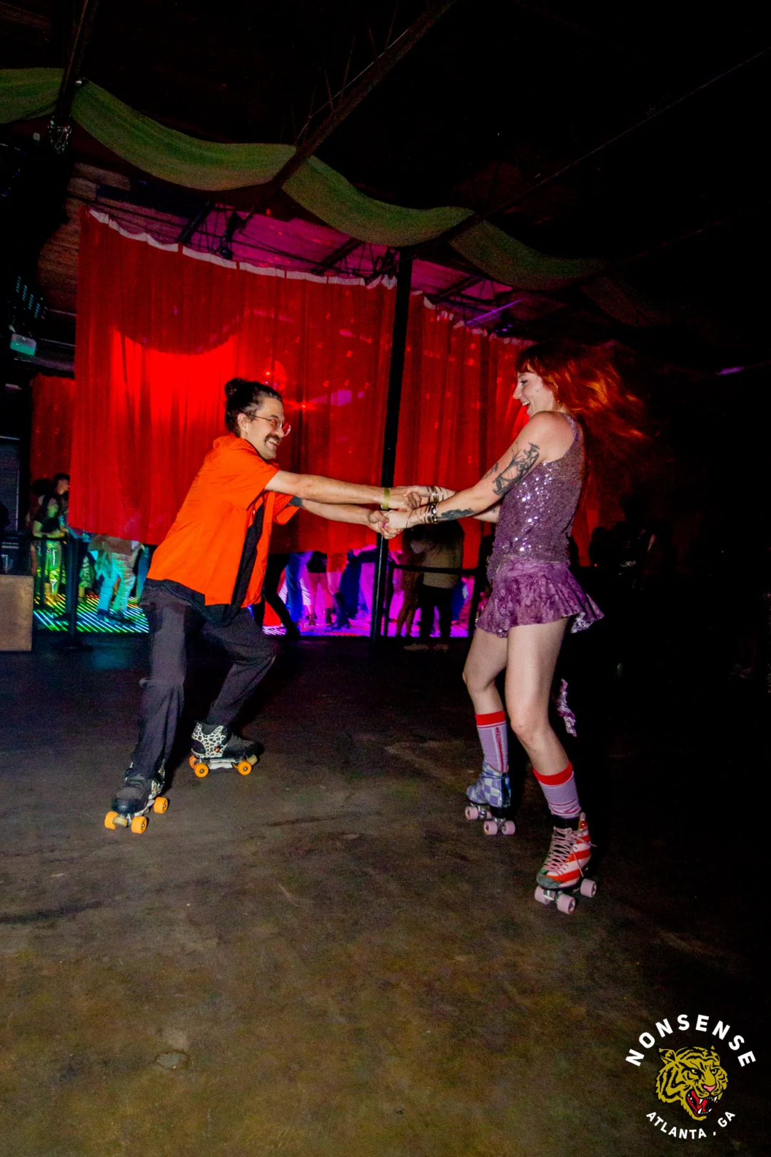 Atlanta Disco Society XVIII. Saturday September 12, 2026 at The Garden Club. Kimber was the DJ. Y'all, that dance floor. The disco skaters. The disco vibes we immaculate. Atlanta is a disco city. Photo: @hellacurious