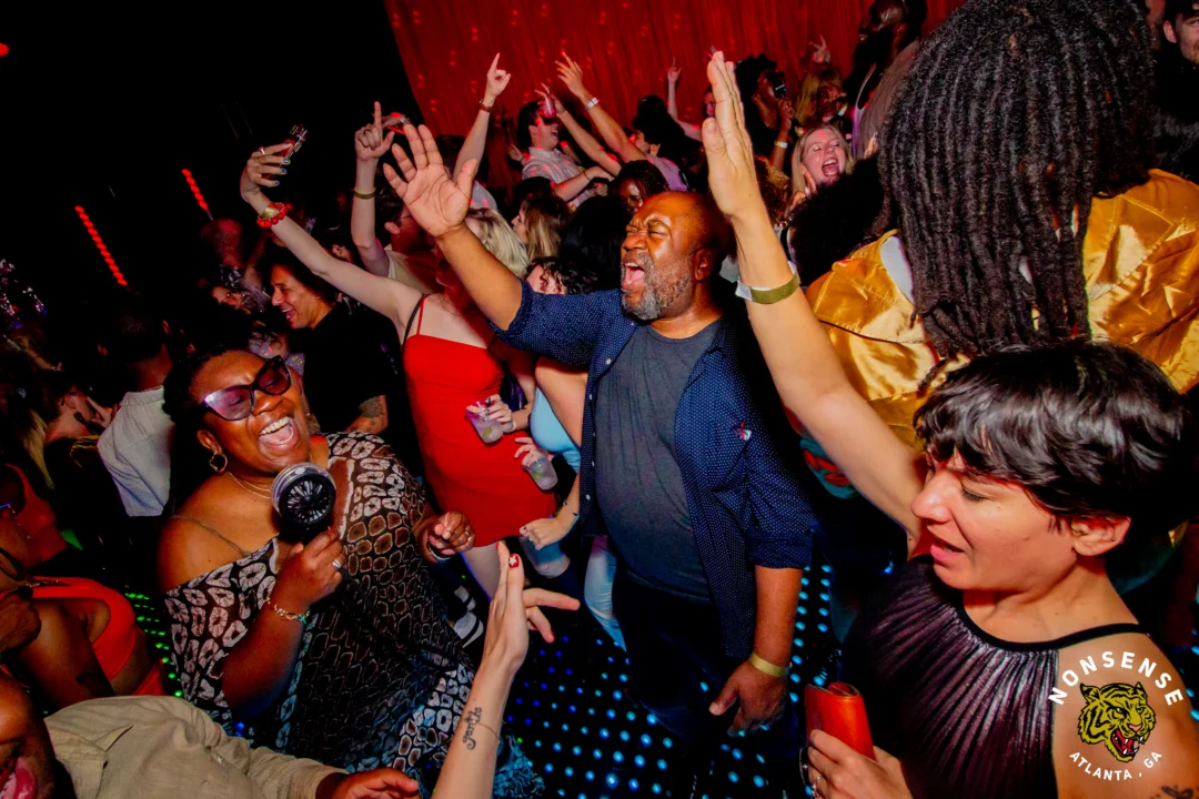 Atlanta Disco Society XVIII. Saturday September 12, 2026 at The Garden Club. Kimber was the DJ. Y'all, that dance floor. The disco skaters. The disco vibes we immaculate. Atlanta is a disco city. Photo: @hellacurious