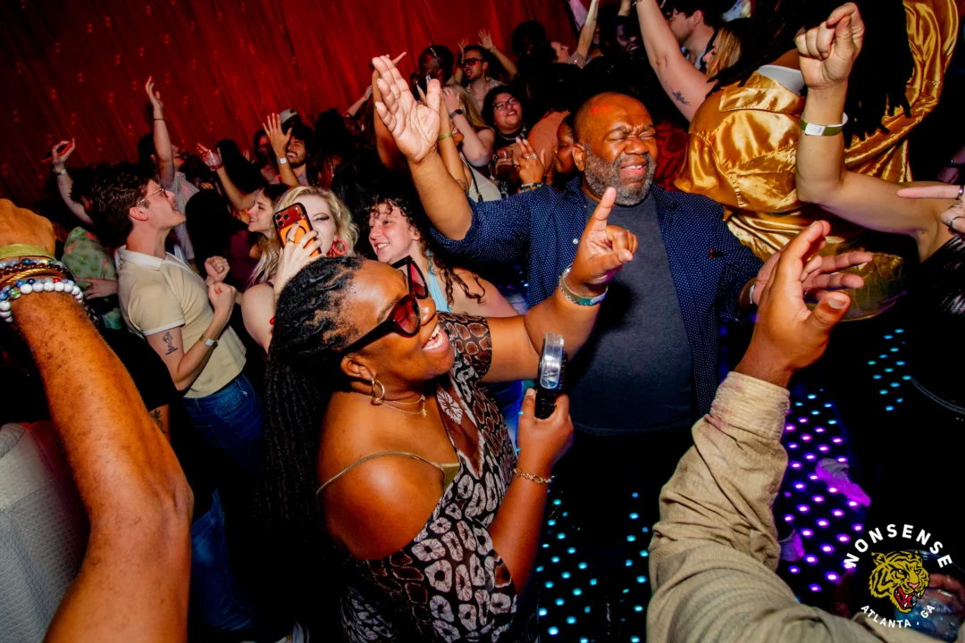 Atlanta Disco Society XVIII. Saturday September 12, 2026 at The Garden Club. Kimber was the DJ. Y'all, that dance floor. The disco skaters. The disco vibes we immaculate. Atlanta is a disco city. Photo: @hellacurious