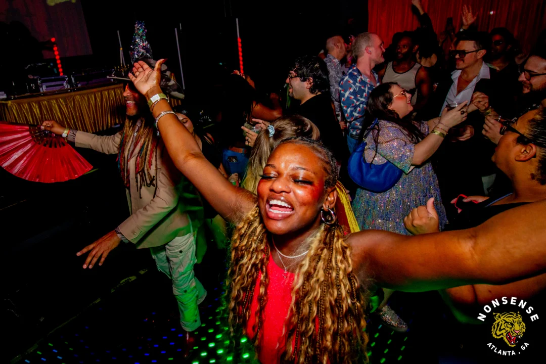 Atlanta Disco Society XVIII. Saturday September 12, 2026 at The Garden Club. Kimber was the DJ. Y'all, that dance floor. The disco skaters. The disco vibes we immaculate. Atlanta is a disco city. Photo: @hellacurious