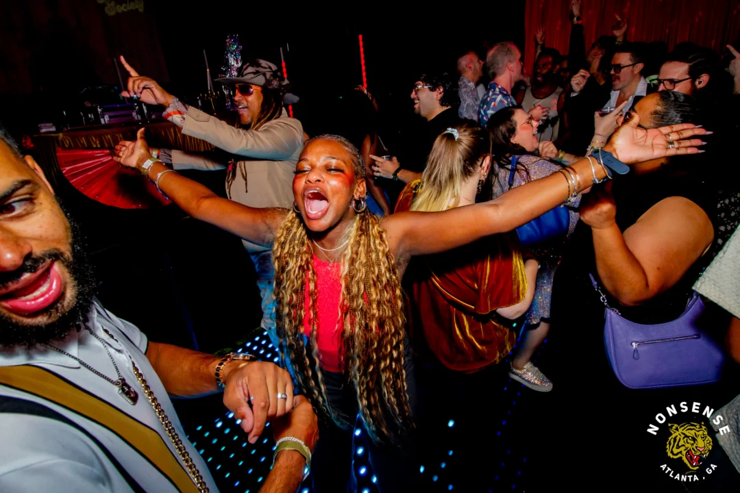 Atlanta Disco Society XVIII. Saturday September 12, 2026 at The Garden Club. Kimber was the DJ. Y'all, that dance floor. The disco skaters. The disco vibes we immaculate. Atlanta is a disco city. Photo: @hellacurious