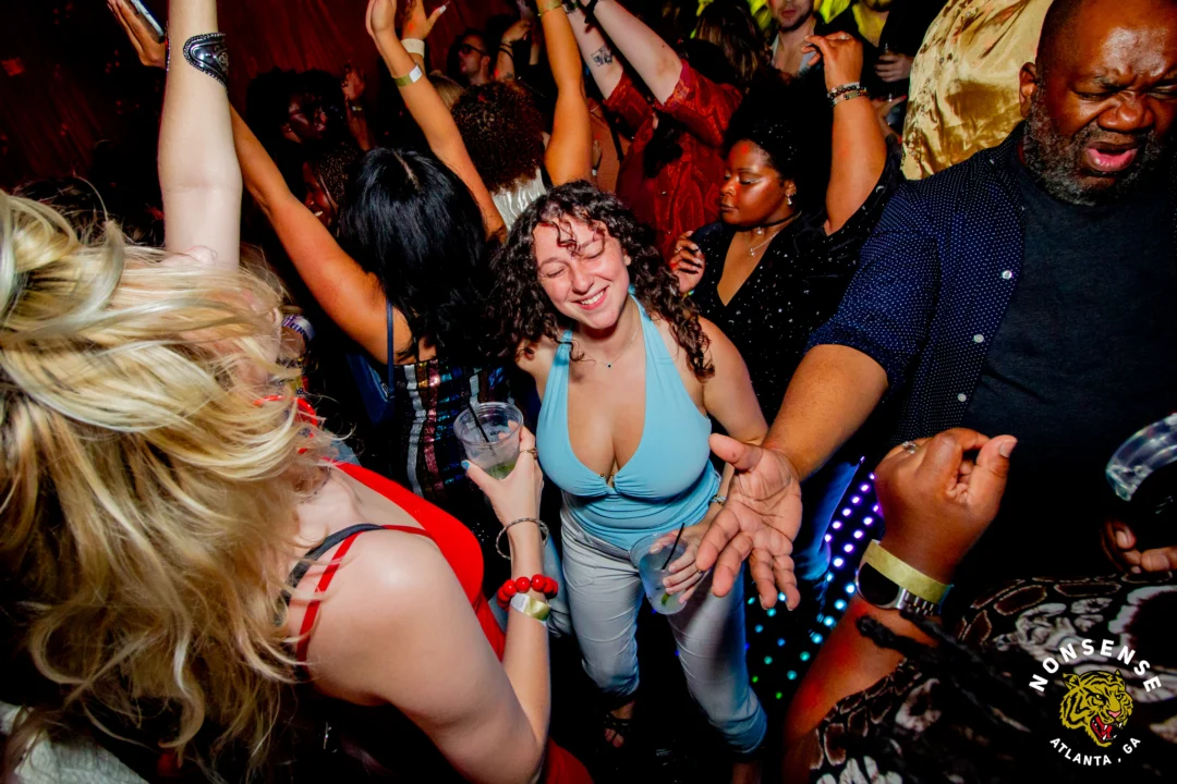 Atlanta Disco Society XVIII. Saturday September 12, 2026 at The Garden Club. Kimber was the DJ. Y'all, that dance floor. The disco skaters. The disco vibes we immaculate. Atlanta is a disco city. Photo: @hellacurious